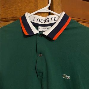 Men’s lacoste green shirt🐊